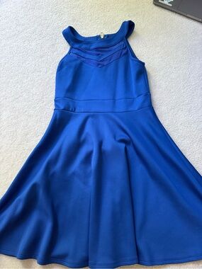 honey and rosie royal blue dress NWT Honey and Rosie Royal Blue Mini Dress